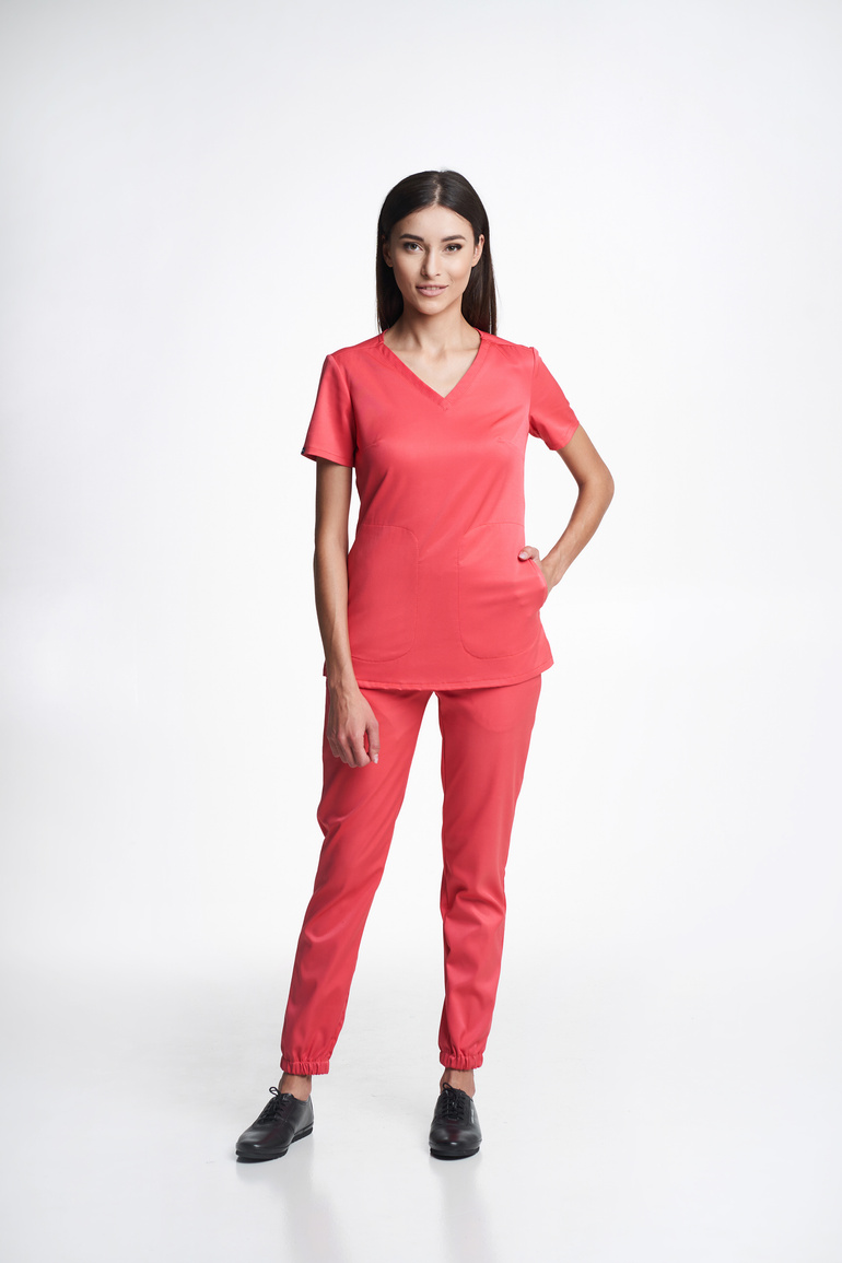 SORA - dámská zdravotní halenka - Raspberry red