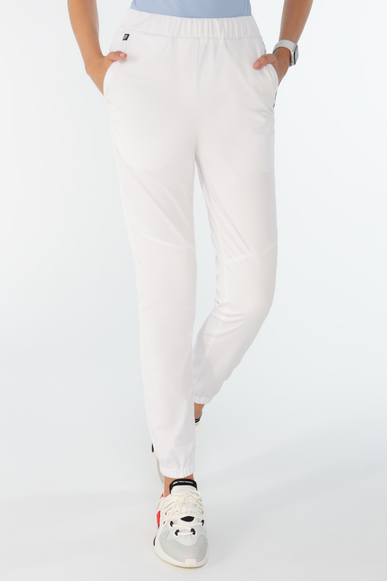 ARLES - joggery medyczne damskie - Alpine white