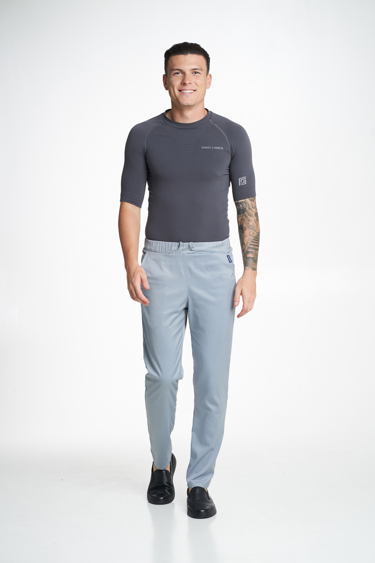 PRATO - Herrenhose - Livo grey
