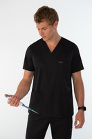 TULON - bluza medyczna męska - Black