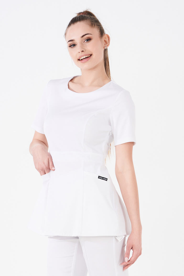 LYON - bluza medyczna damska - Alpine white