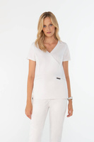 Louis Lanier Women’s Medical Set (Nantes Top, Clamart Trousers) - Alpine white