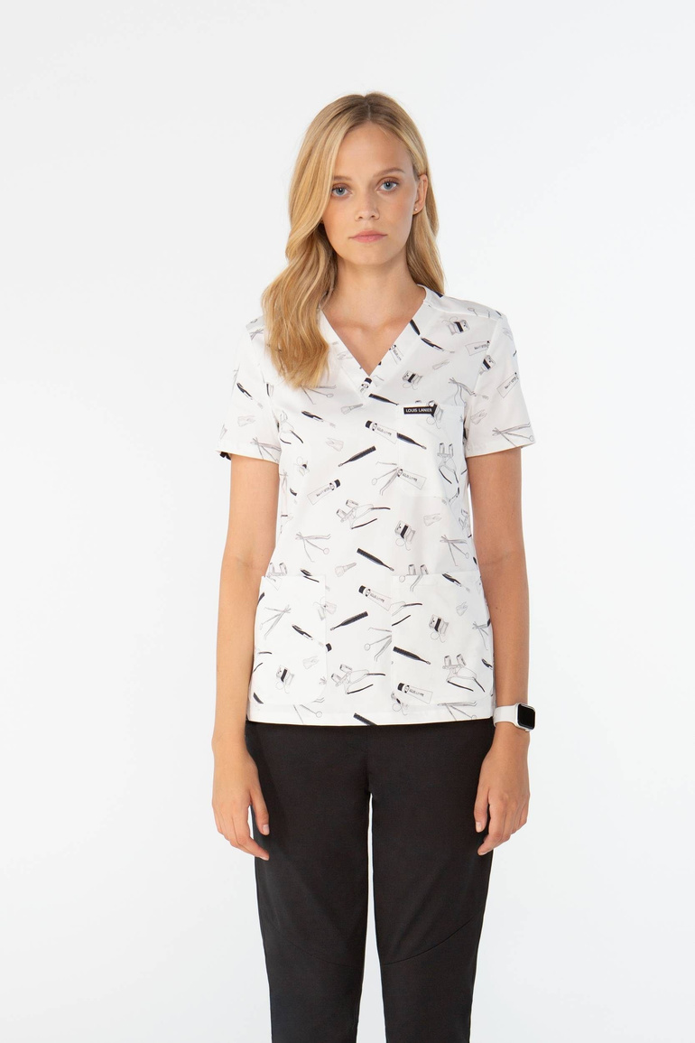 DENTISTRY WHITE - bluza medyczna damska