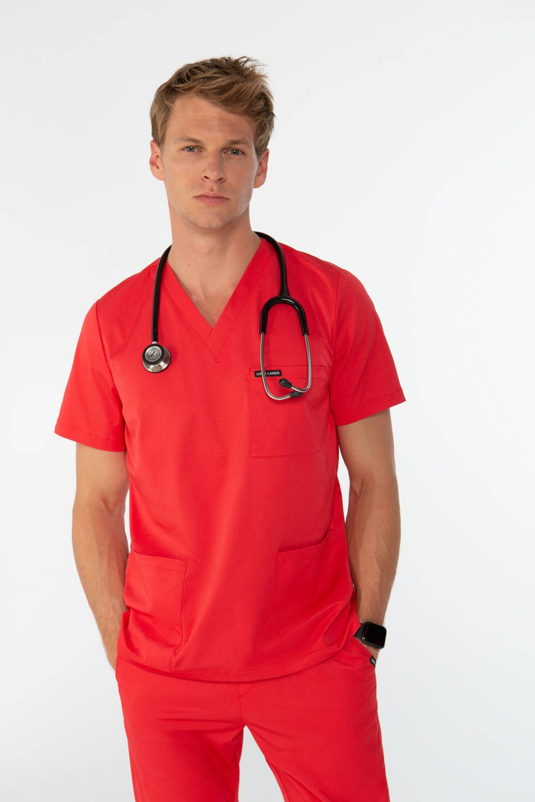 TULON - Herrenkasack - Scarlet red