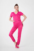 NANTES - scrub top - Modern Fuchsia