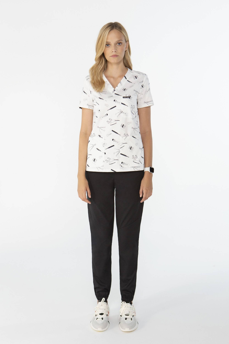 VANNES - Dentistry White - scrub top