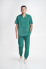 Men’s medical set CILFRI (Triest top, Cento pants) Bold green