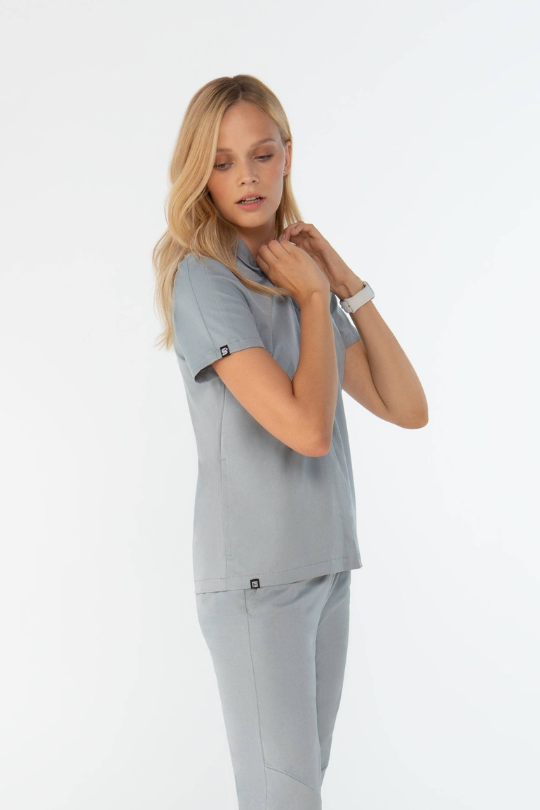 Women’s medical set Louis Lanier (Rouen top, Arles trousers) Midnight grey