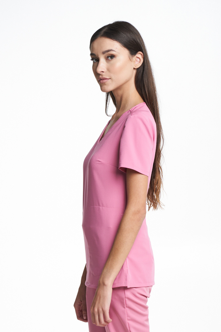 SORA - bluza medyczna damska - Pastel Pink