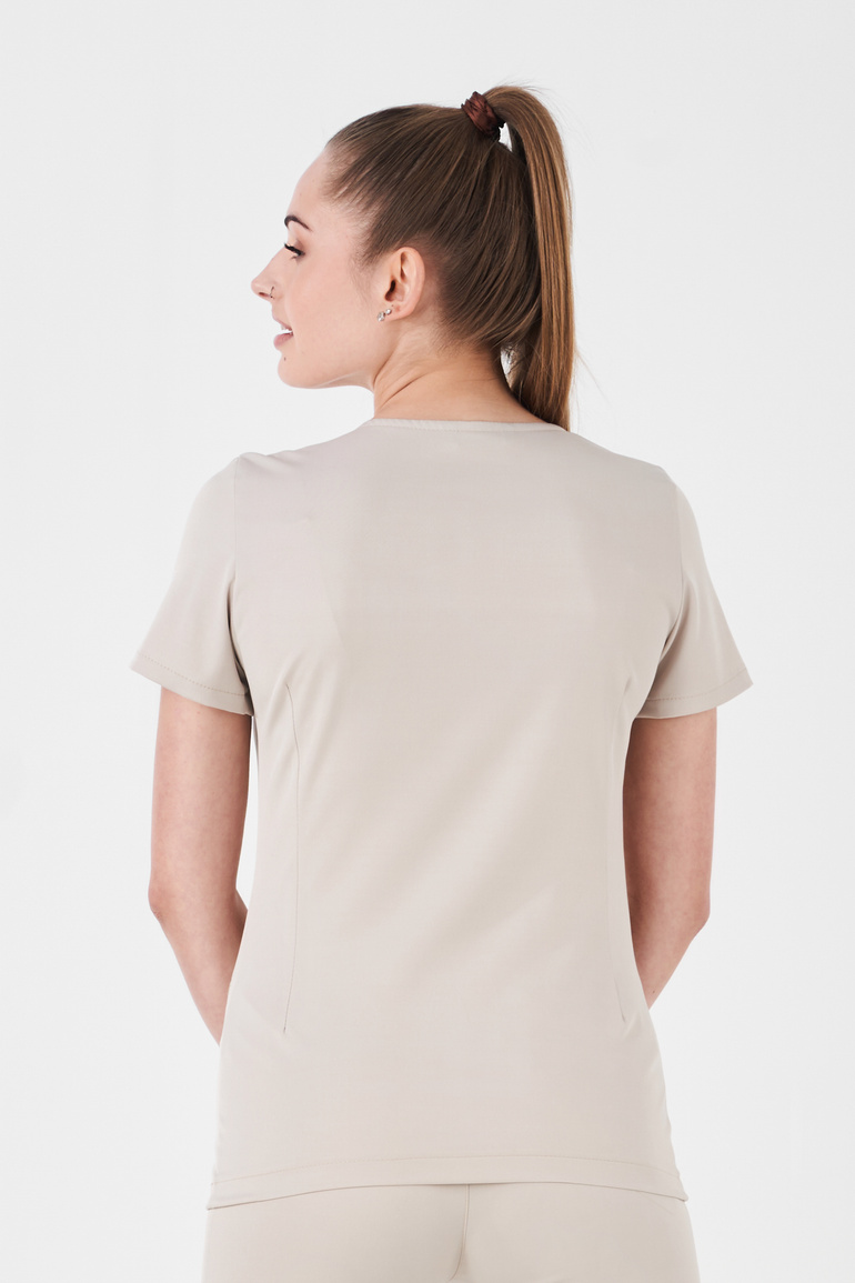 Damen-Medizinset Louis Lanier (Bluse Nantes, Hose Clamart) -Bone