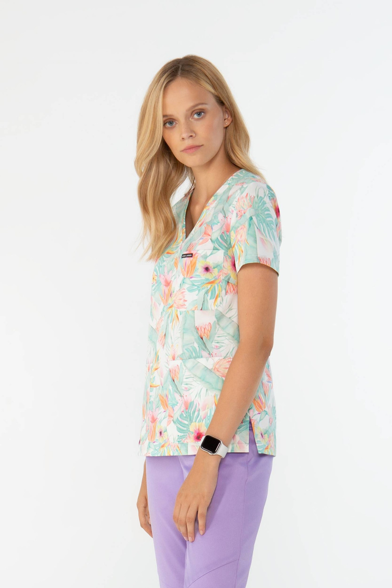 VANNES - Pastel Garden - Damenkasack