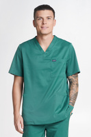 Komplet medyczny męski CILFRI (bluza Triest, spodnie Prato) Bold green