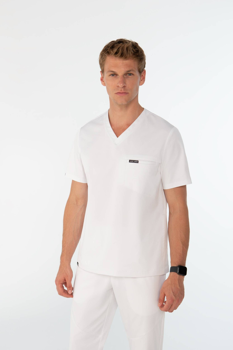 MONTPELLIER - bluza medyczna męska - White