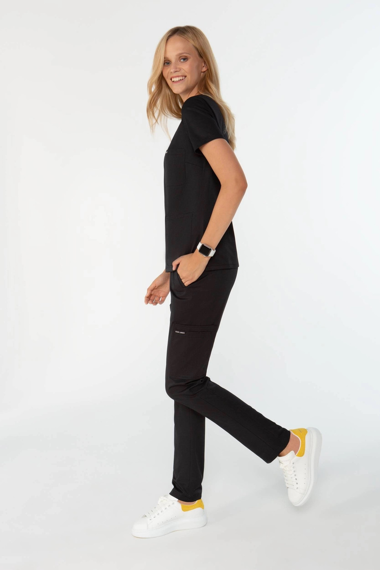 VANNES - Damenkasack  - Pure black