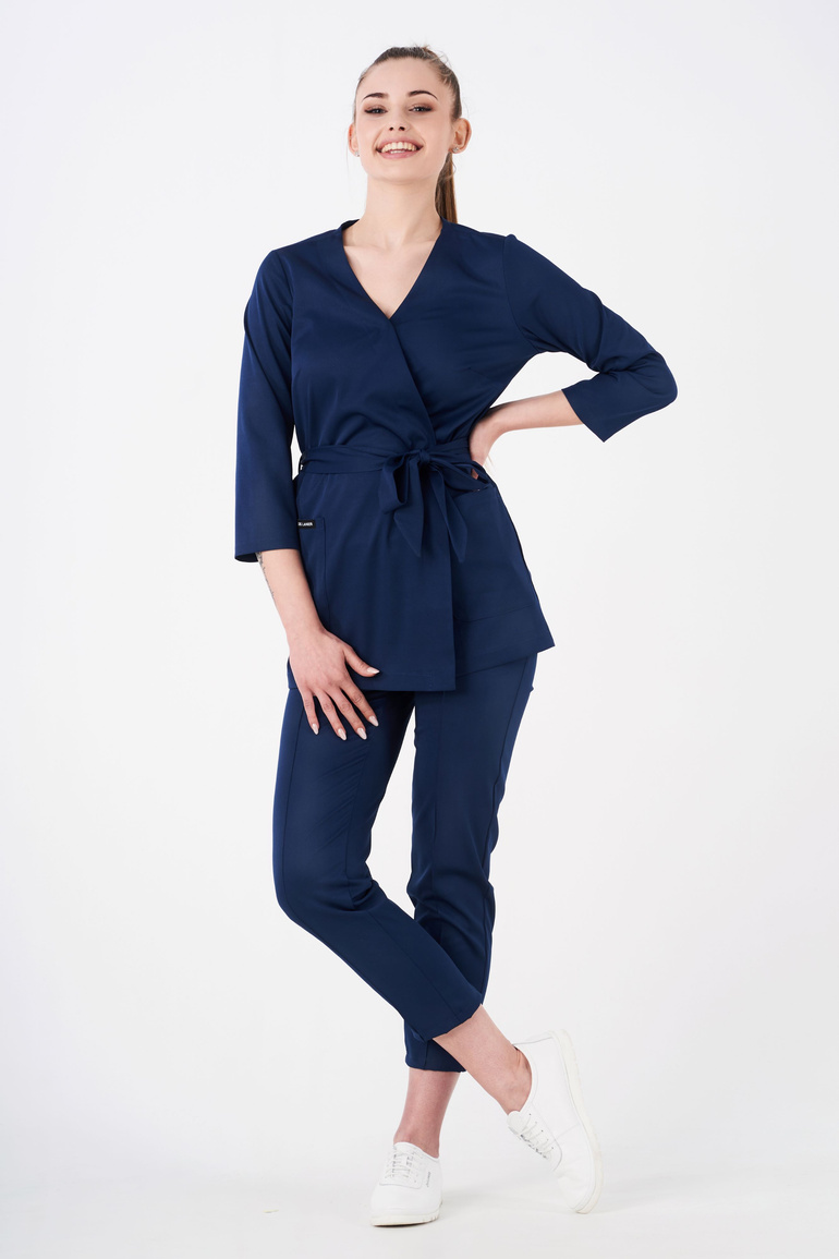 SIENA - dámská zdravotní halenka - Dark blue