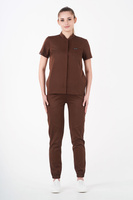 Damen-Medizinset Louis Lanier (Oberteil Rouen, Hose Arles) Chocolate brown