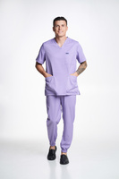 Men’s medical set CILFRI (Triest top, Cento pants) Livo violet