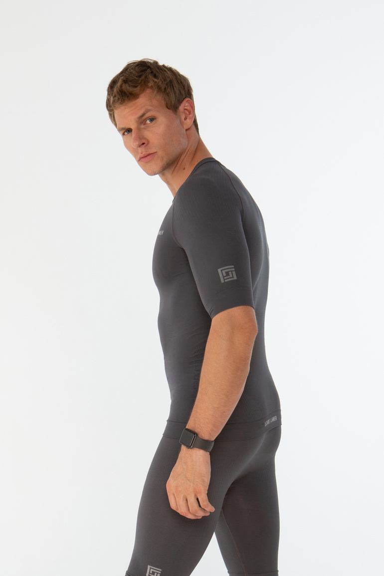 FROMENT - T-shirts kurzarm - Wolf grey