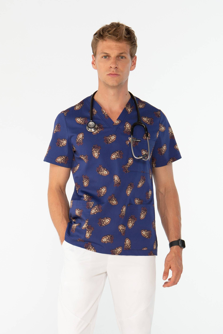 TULON - Lion heart - bluza medyczna męska