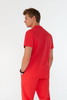 ROCHEFORT - scrub top - Scarlet red