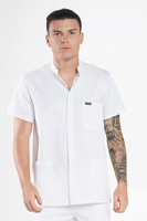 VITERBO - bluza medyczna męska - Winter white