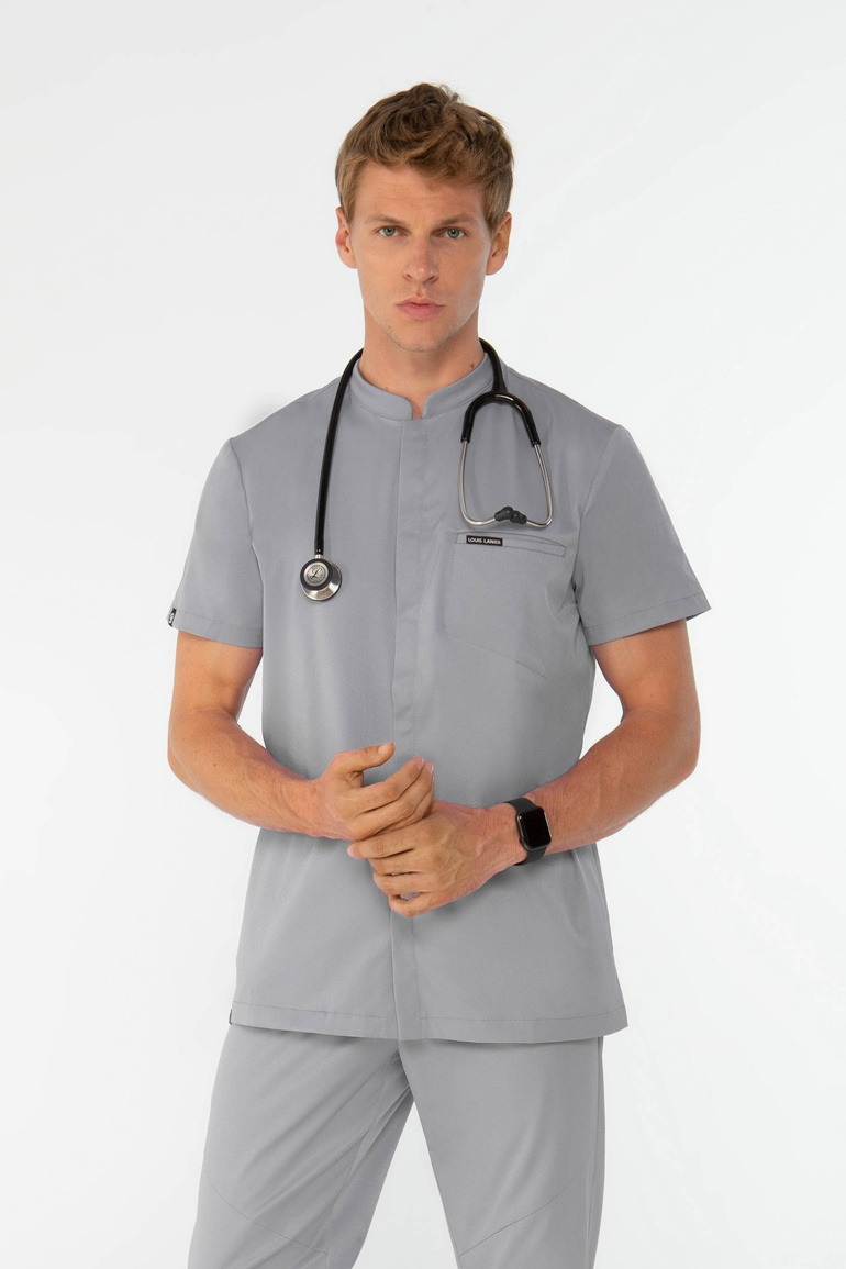 ROCHEFORT - bluza medyczna męska - Grey