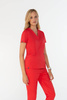 Women’s medical set Louis Lanier (top Arras, trousers Clamart) Scarlet red
