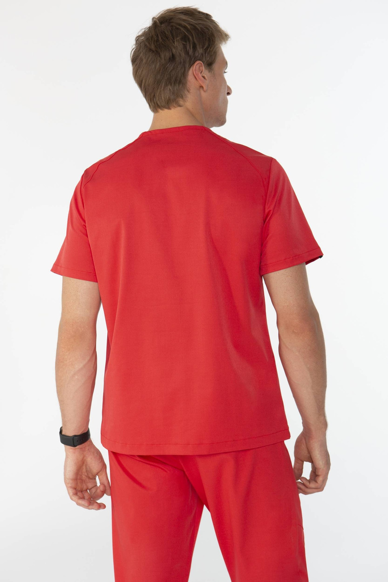 LORMONT - bluza medyczna męska - Scarlet red