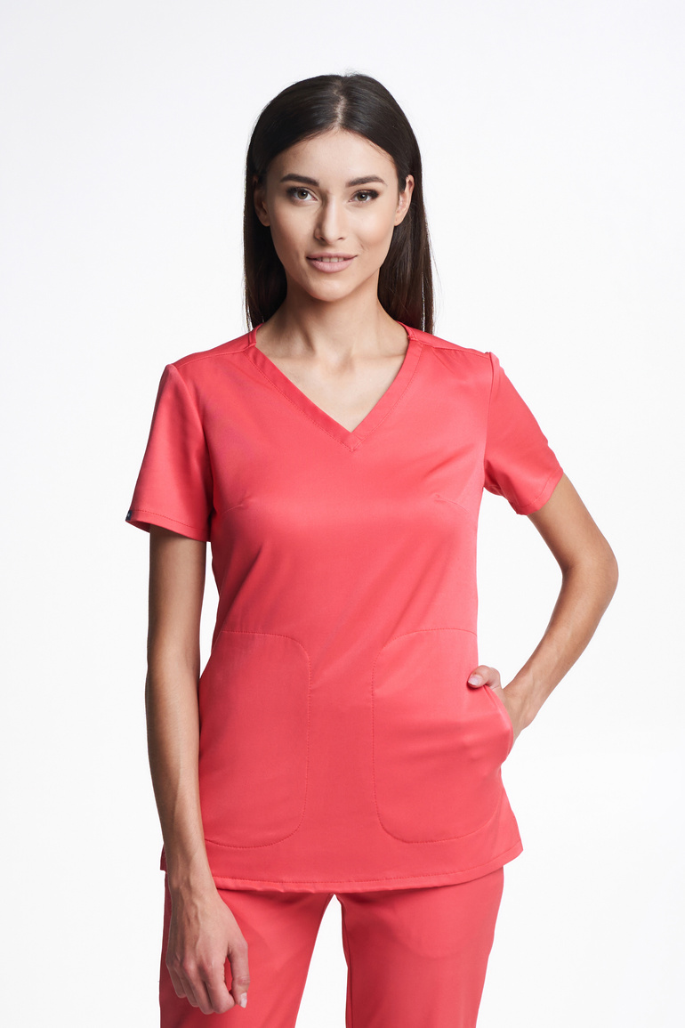 Damen-Medizin-Set CILFRI (Sora Oberteil, Alba Hose) Raspberry Red