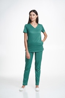 ALBA - scrub pants - Bold green
