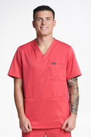 TRIEST - bluza medyczna męska - Raspberry red