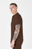 ROCHEFORT - scrub top - Chocolate Brown