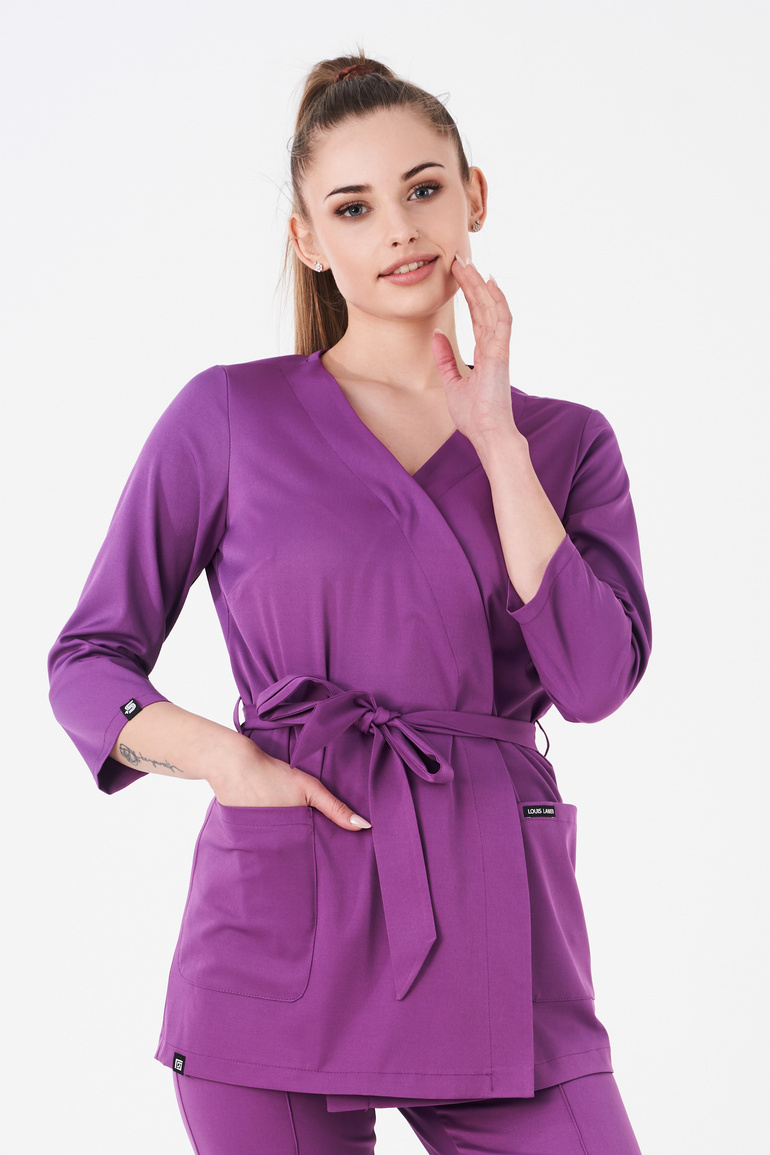 SIENA - bluza medyczna damska - Magenta