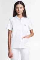 MATERA - bluza medyczna damska - Winter white