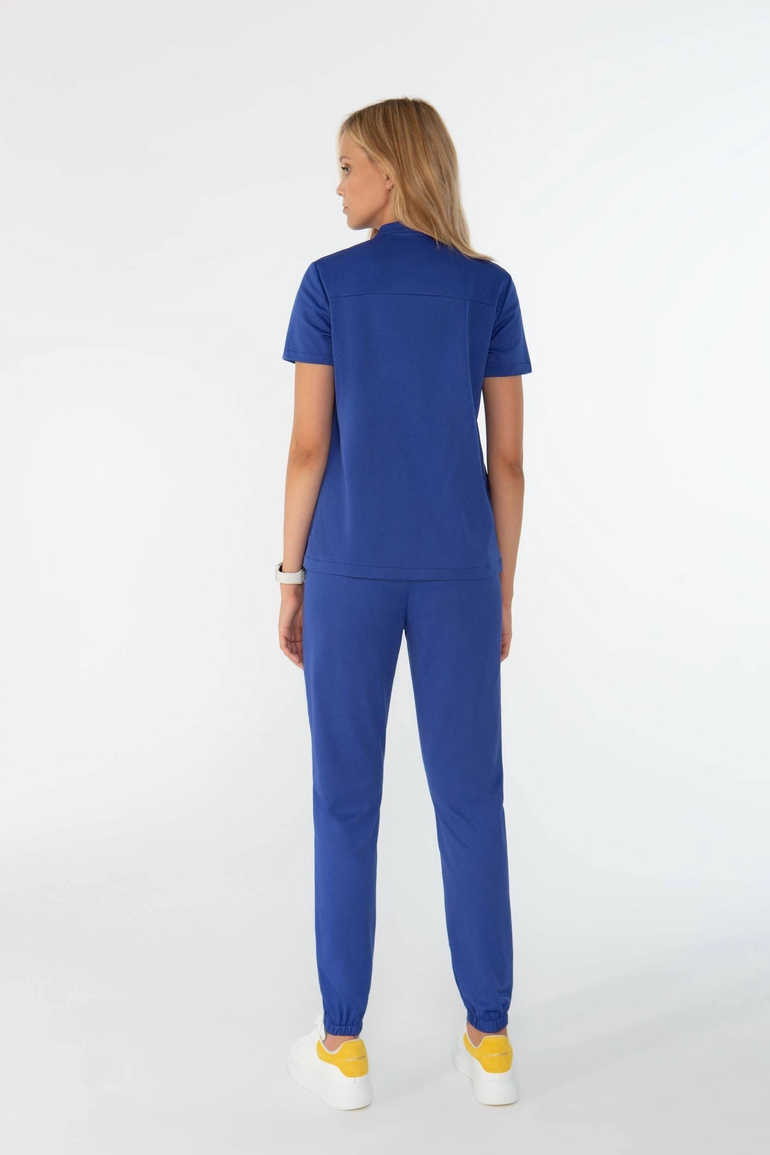 Women’s medical set Louis Lanier (Rouen top, Arles trousers) Royal sapphire blue