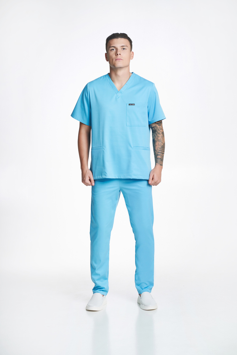 TRIEST-Herrenkasack - Soft blue