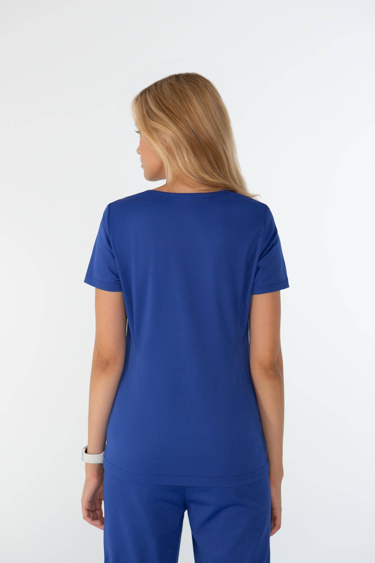 Komplet medyczny damski Louis Lanier (bluza Nantes, joggery Arles) - Sapphire blue