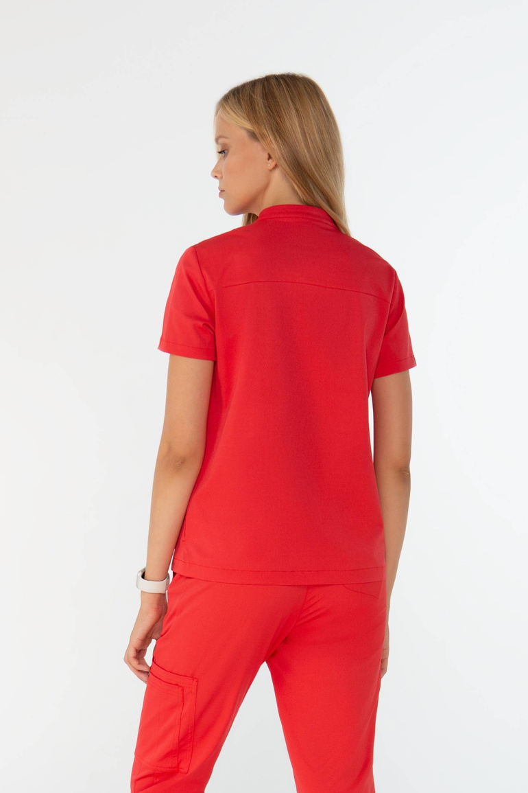 ROUEN - Damenkasack - Scarlet red