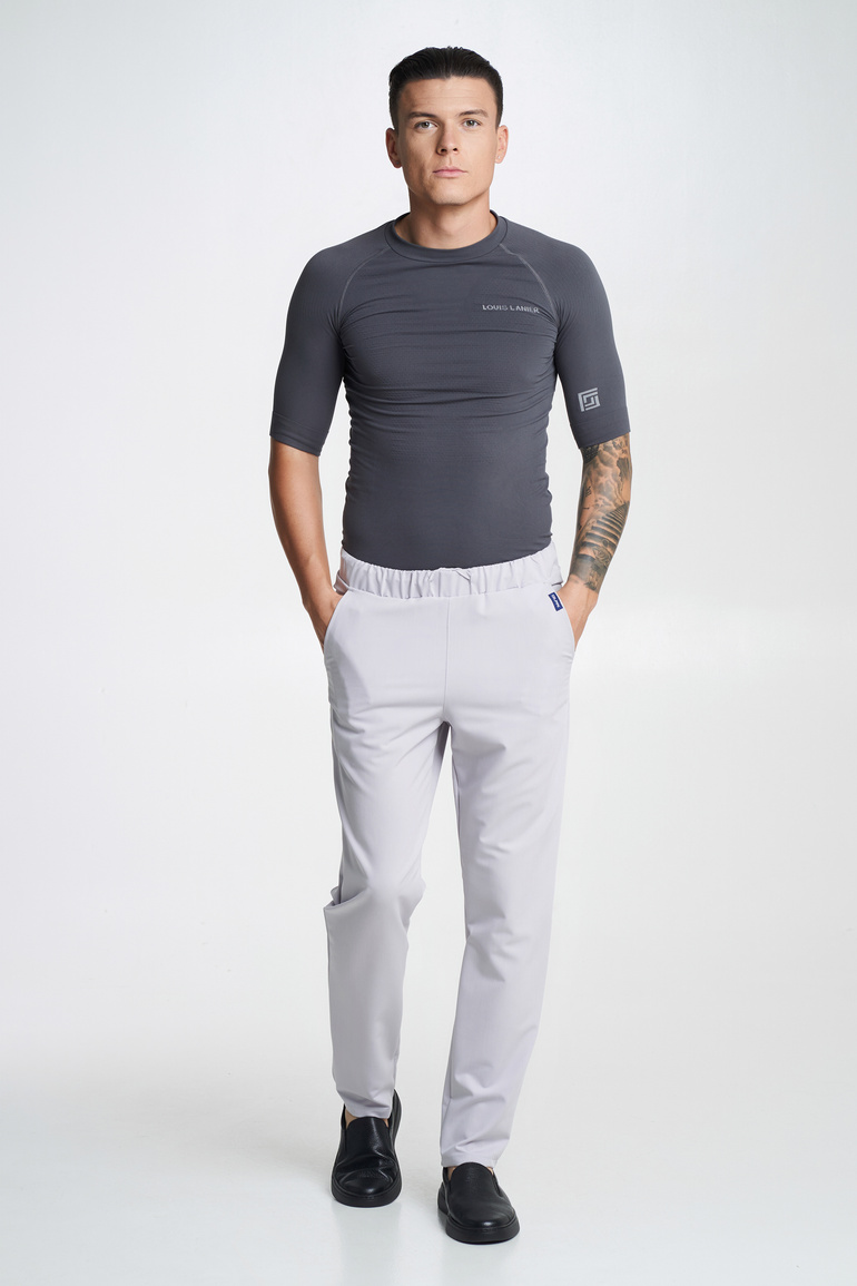 PRATO - Herrenhose - Light grey