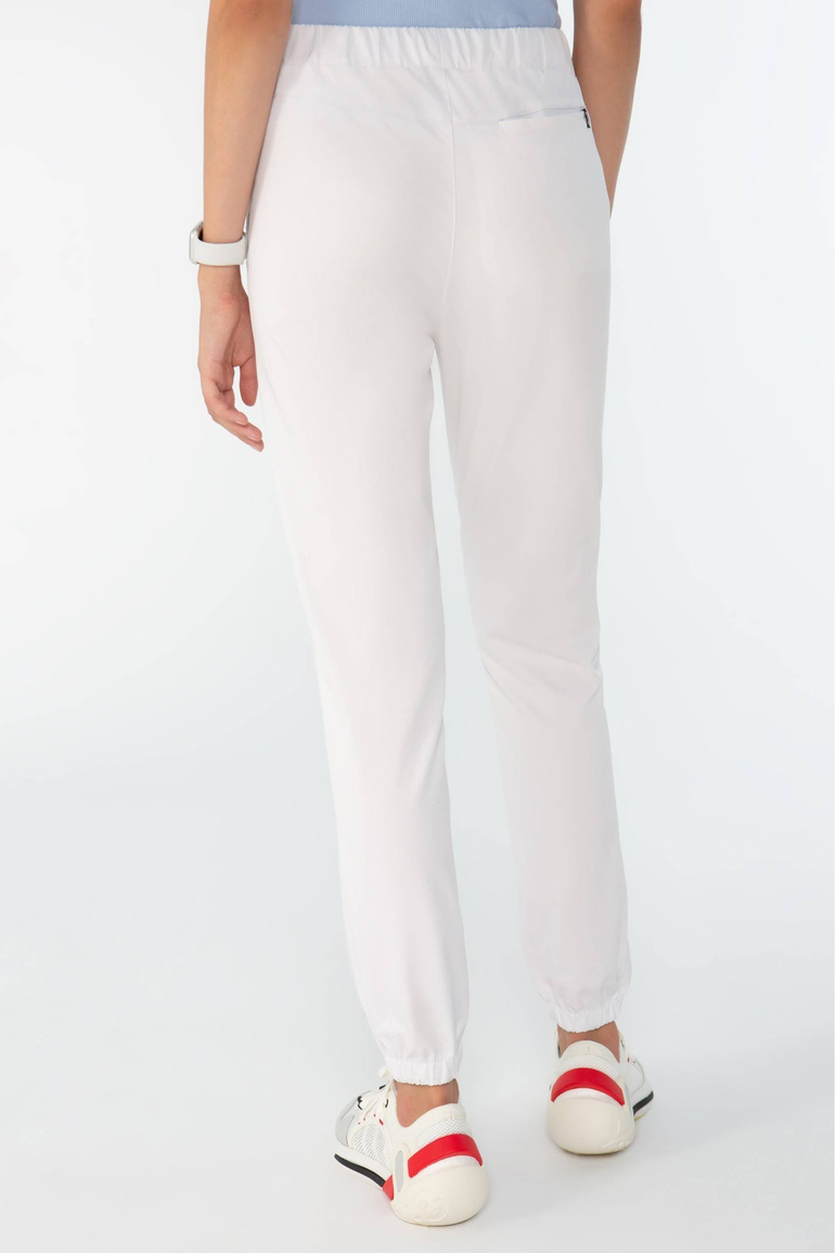 ARLES - joggery medyczne damskie - Alpine white