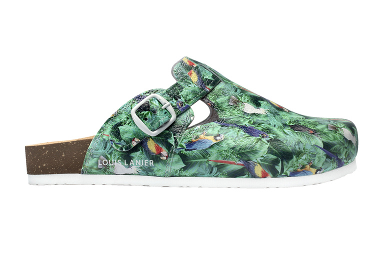VIGO – Medizinische Clogs Damen- Parrot jungle