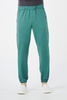 SAUMUR - jogger scrub pants - Deep Green
