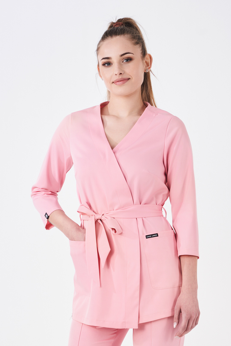 SIENA - bluza medyczna damska - Pastel Pink