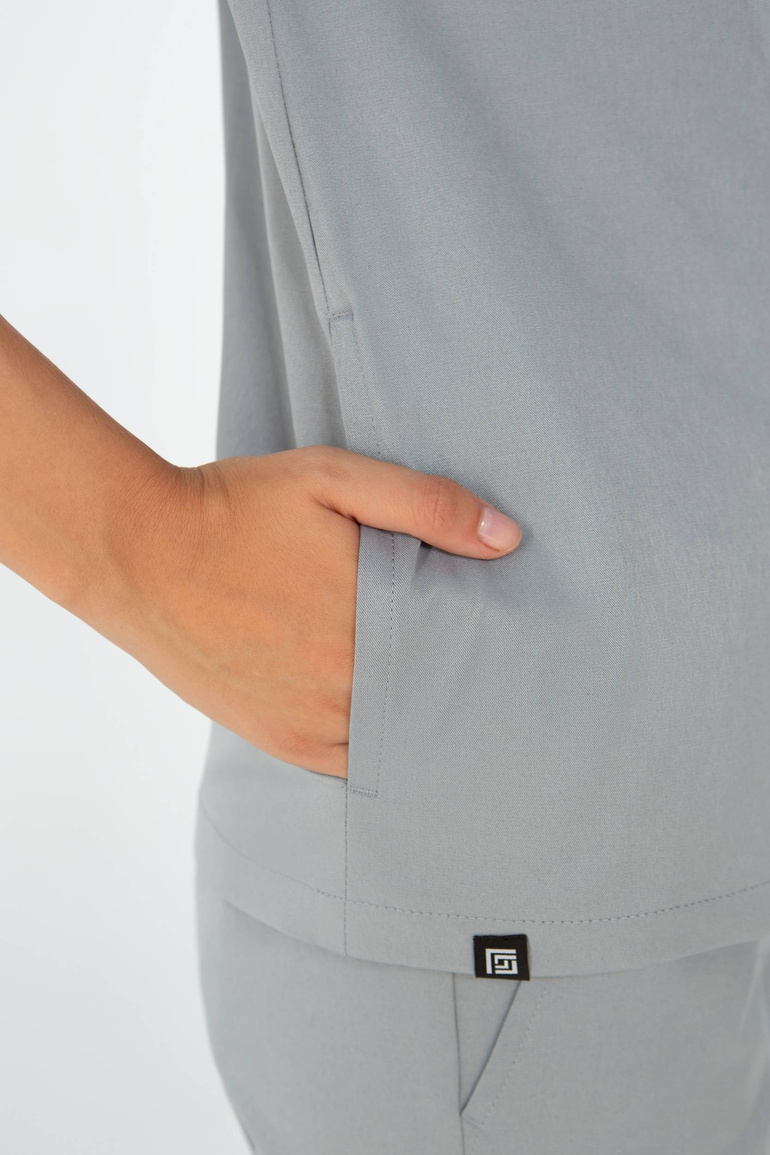 Women’s medical set Louis Lanier (Rouen top, Arles trousers) Midnight grey