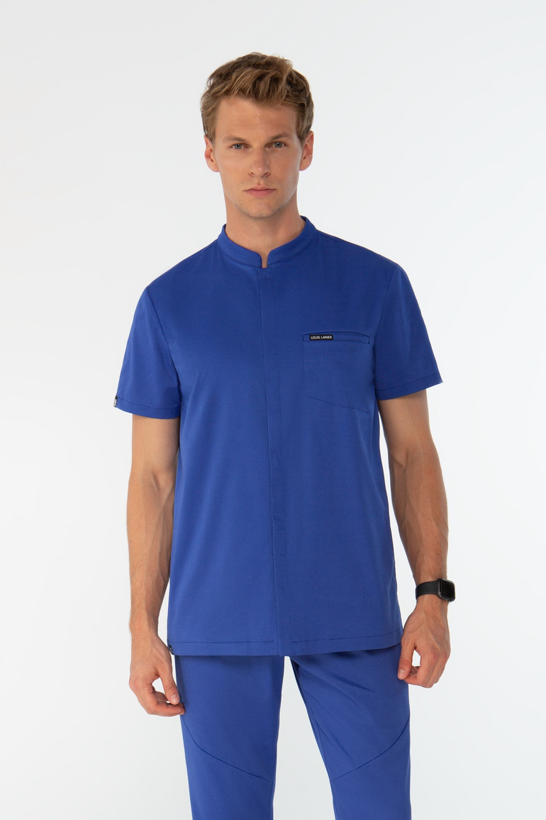 ROCHEFORT - bluza medyczna męska - Blue