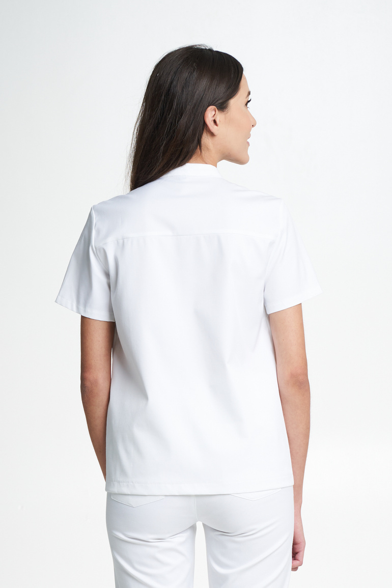 MATERA - bluza medyczna damska - Winter white