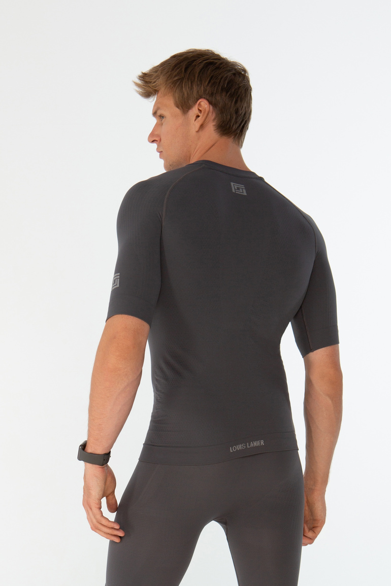 FROMENT - koszula z krótkim rękawem - Wolf grey