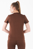 Komplet medyczny damski Louis Lanier (bluza Arras, joggery Arles)  Chocolate Brown