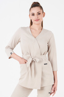 SIENA - scrub top - Bone