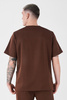 TULON - bluza medyczna męska - Chocolate Brown